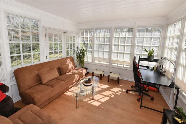 Home Office, Interior, Living room, Sun Room, Wood Texture Flooring