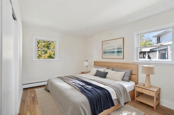 Bedroom, Interior, Wood Texture Flooring