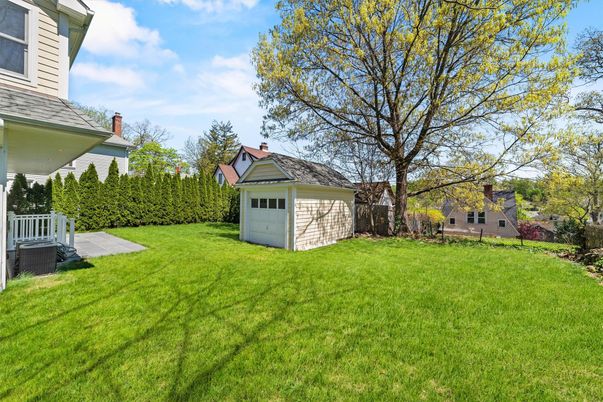 Backyard, Detached Garage, Exterior