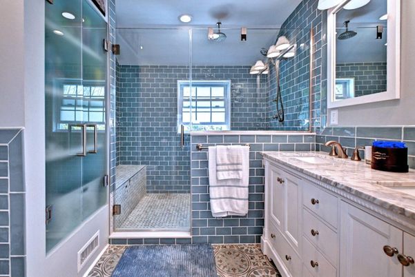 Bathroom, Glass Shower, Interior