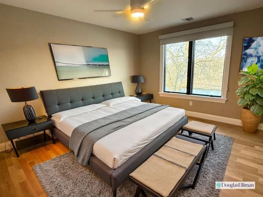 Bedroom, Interior, Wood Texture Flooring