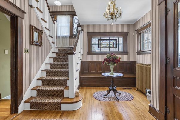 Chandelier, Interior, Wood Texture Flooring