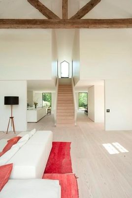 Bedroom, Interior, Wooden Beams, Wood Texture Flooring