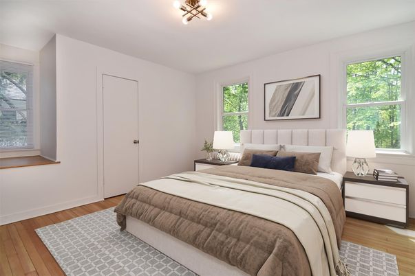 Bedroom, Interior, Wood Texture Flooring