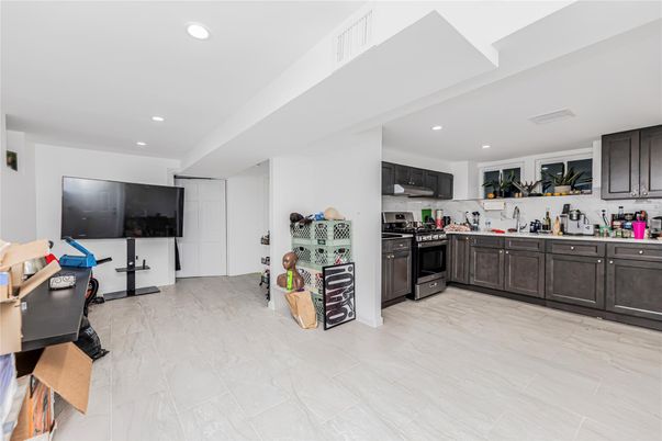 Interior, Kitchen, Recessed Lighting, Stainless Steel Appliances