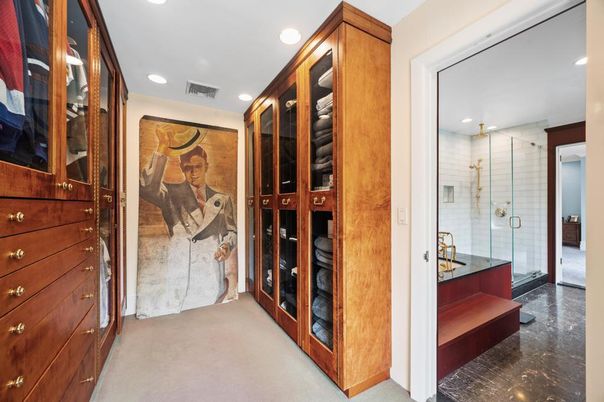 Bathroom, Glass Shower, Interior, Recessed Lighting, Walk-in Closets