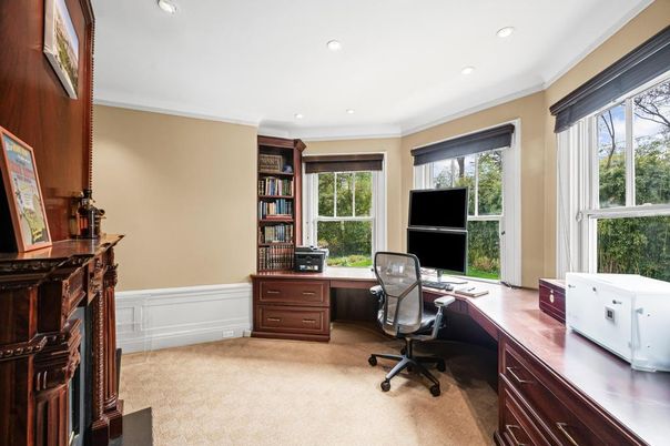 Home Office, Interior, Recessed Lighting