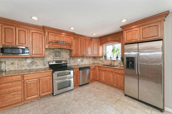 Interior, Kitchen, Recessed Lighting, Stainless Steel Appliances