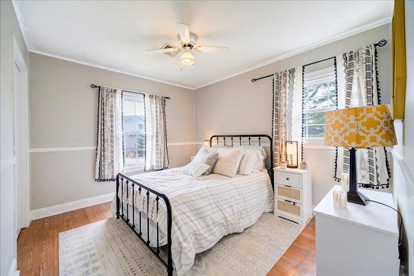 Bedroom, Interior, Wood Texture Flooring