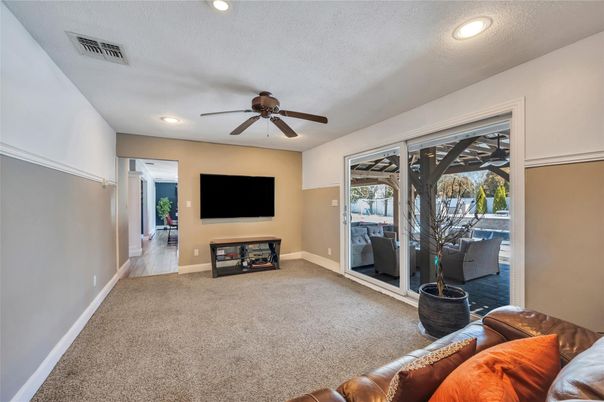 Interior, Living room, Recessed Lighting
