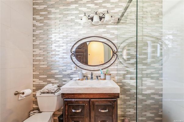 Bathroom, Glass Shower, Interior
