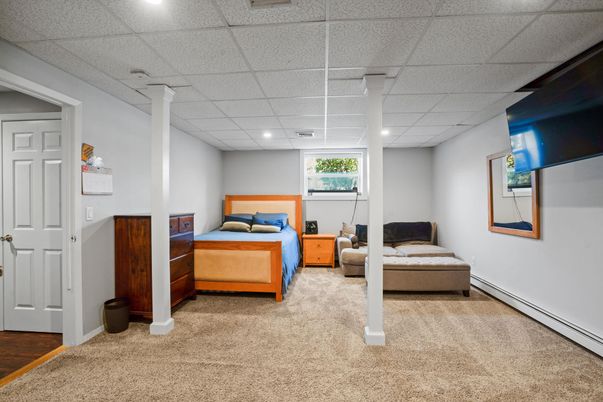 Bedroom, Interior, Recessed Lighting