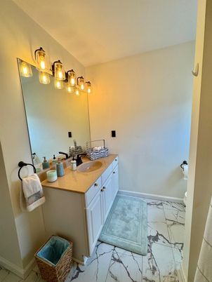 Bathroom, Dual Sink Vanities, Interior, Marble