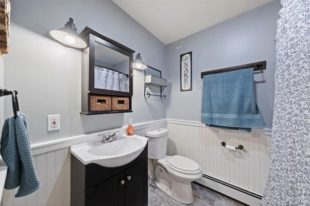 Bathroom, Interior, Wood Texture Flooring