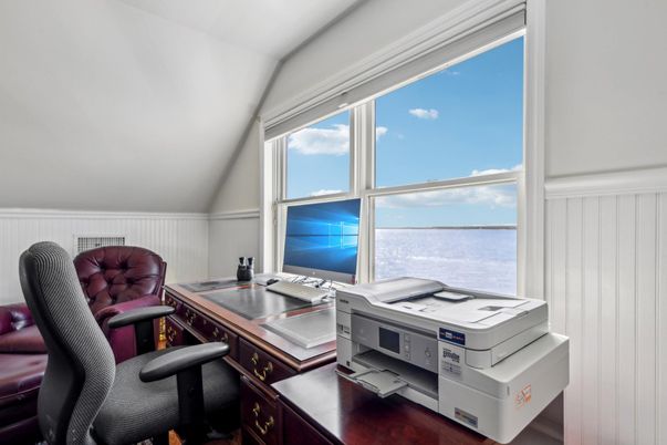 Home Office, Interior, Wood Texture Flooring