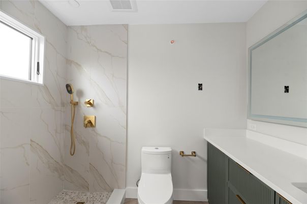 Bathroom, Interior, Marble Walls
