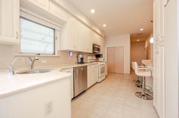 Interior, Kitchen, Recessed Lighting, Stainless Steel Appliances