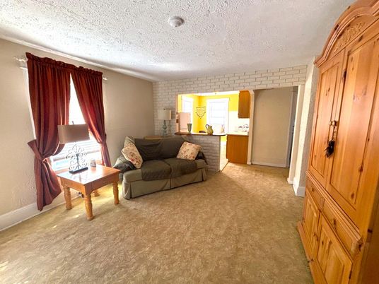 Interior, Living room, Stone Walls