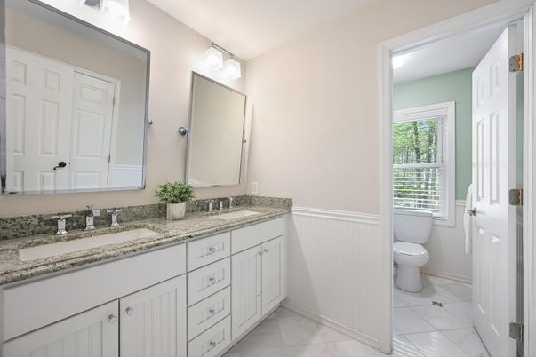 Bathroom, Dual Sink Vanities, Interior, Marble