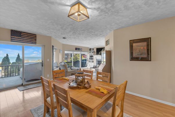 Dining room, Interior, Wood Texture Flooring