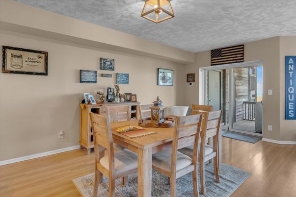 Dining room, Interior, Wood Texture Flooring