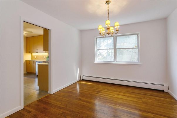 Chandelier, Empty room, Interior, Kitchen, Wood Texture Flooring