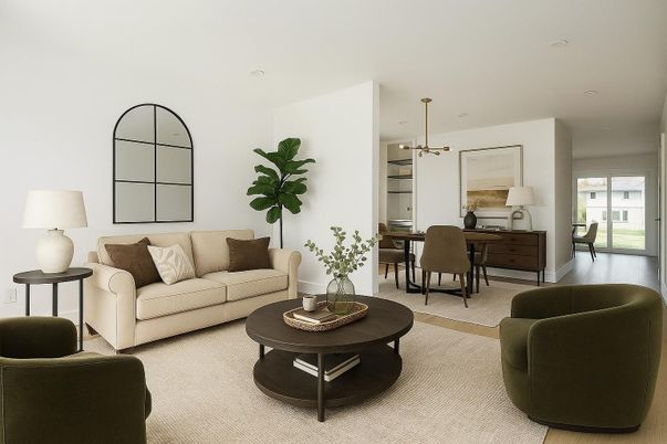 Home Office, Interior, Living room