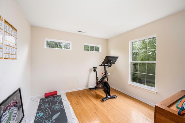 Fitness Equipment, Interior, Wood Texture Flooring