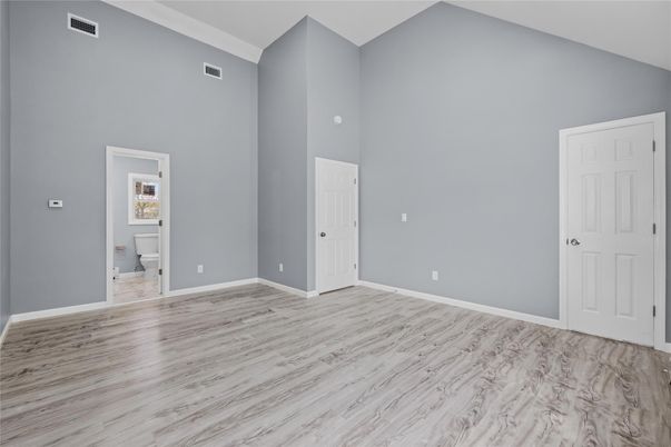 Bathroom, Empty room, Interior, Wood Texture Flooring