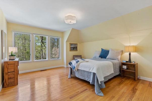 Bedroom, Interior, Wood Texture Flooring
