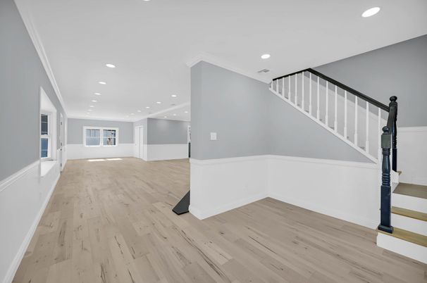 Interior, Recessed Lighting, Wood Texture Flooring