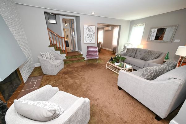 Interior, Living room, Recessed Lighting