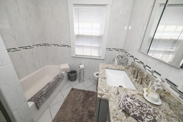 Bathroom, Interior, Marble Walls