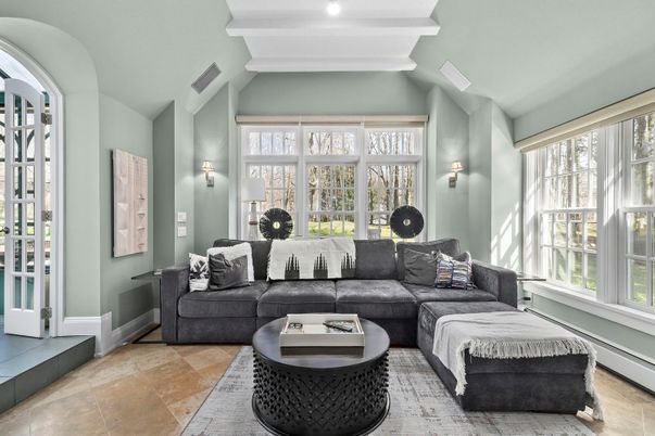 Interior, Living room, Recessed Lighting