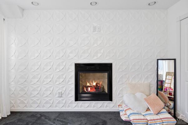 Fireplace, Interior, Recessed Lighting