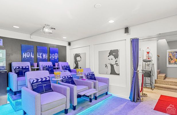 Interior, Recessed Lighting, Theatre Room