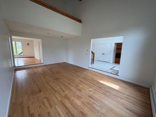 Empty room, Interior, Wood Texture Flooring