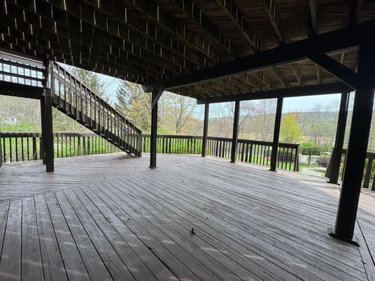 Exterior, Wood Texture Flooring