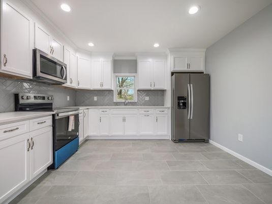 Interior, Kitchen, Recessed Lighting, Stainless Steel Appliances
