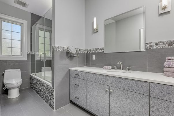 Bathroom, Glass Shower, Interior