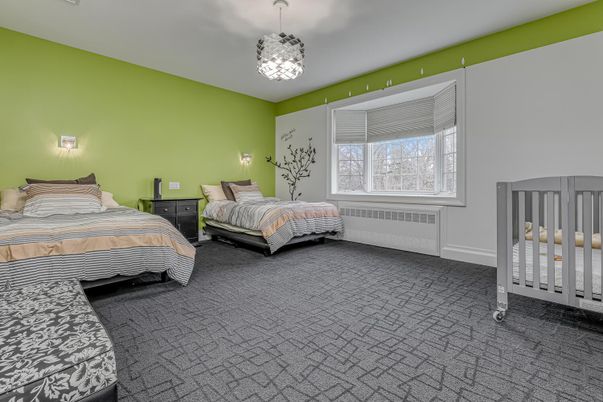 Bedroom, Interior, Pendant Lights