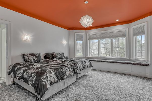 Bedroom, Interior, Pendant Lights, Recessed Lighting
