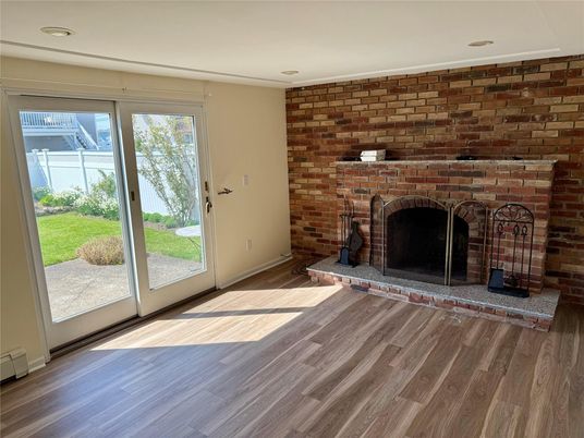 Fireplace, Interior, Stone Walls, Wood Texture Flooring