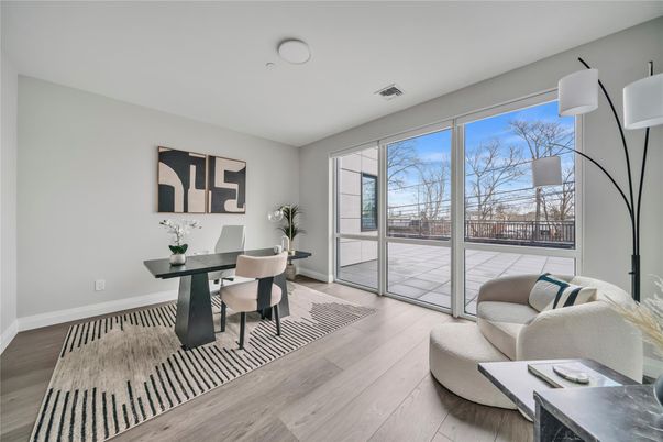 Home Office, Interior, Wood Texture Flooring