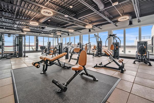Fitness Equipment, Gym, Interior