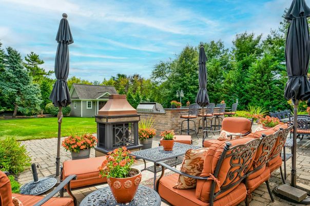 Backyard, Exterior, Fireplace