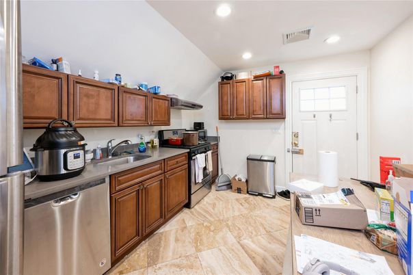 Interior, Kitchen, Recessed Lighting, Stainless Steel Appliances