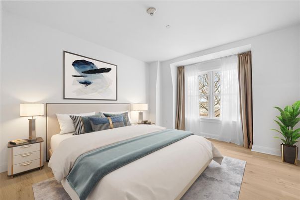 Bedroom, Interior, Wood Texture Flooring