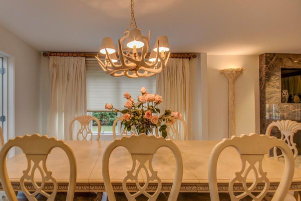 Chandelier, Dining room, Interior