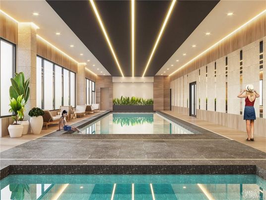 Interior, Pool, Recessed Lighting